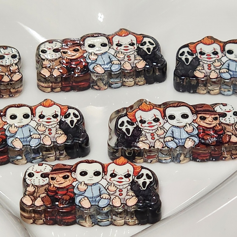 Spicy Horror Beads 2 Pcs Focal Bead Beaded Pen Jewelry Making Acrylic